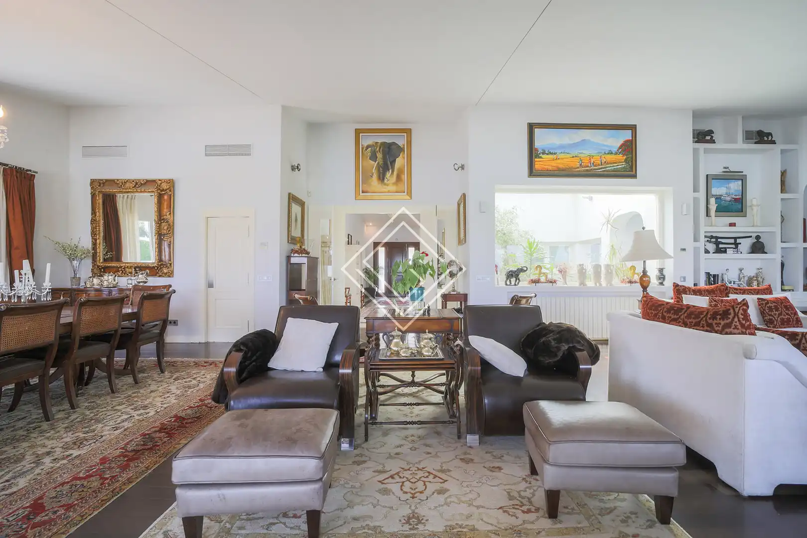 Sala de estar de Casa o chalet en venta en Algete con Aire acondicionado, Calefacción y Jardín privado