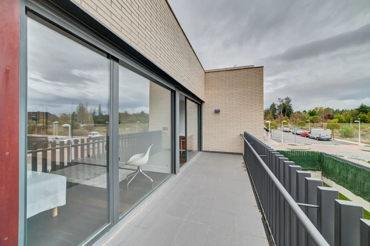 Terraza de Casa o chalet de alquiler en Zizur Mayor / Zizur Nagusia con Calefacción, Jardín privado y Parquet