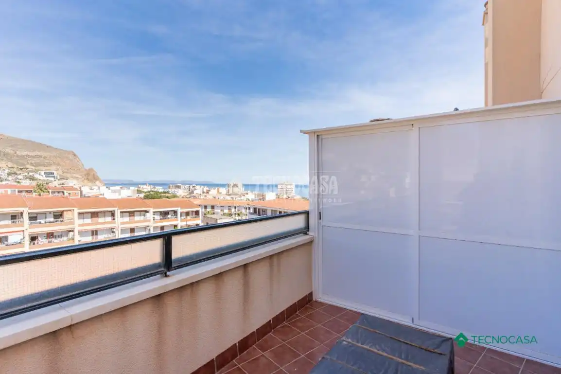 Terrace of Attic for sale in Roquetas de Mar  with Air Conditioner, Terrace and Community pool