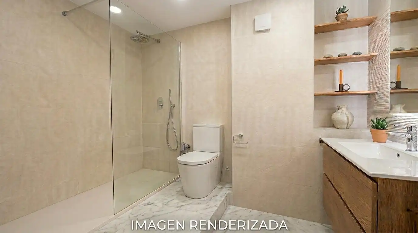 Bathroom of Ground floor for sale in Esplugues de Llobregat  with Air Conditioner, Heating and Balcony