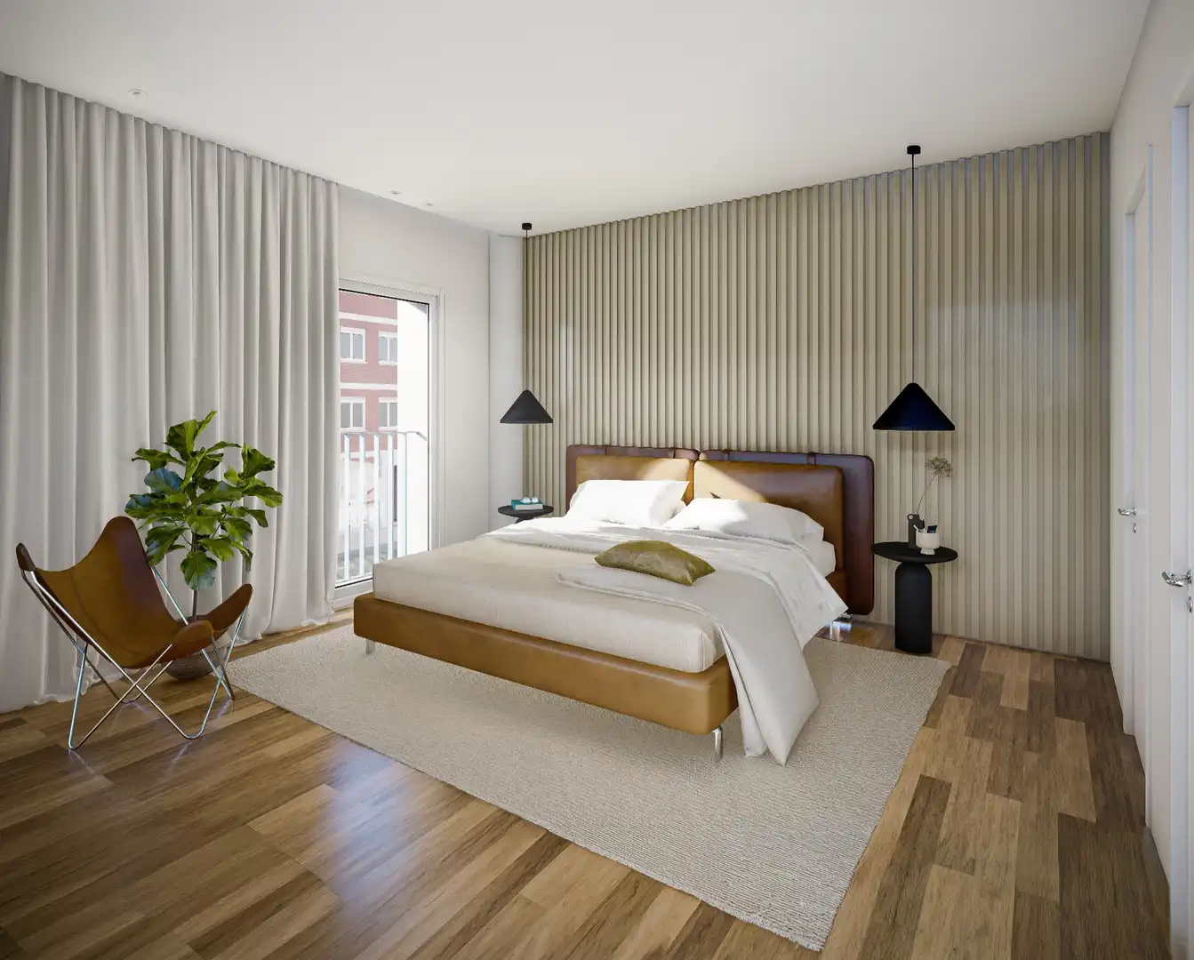Bedroom of Apartments for sale in Burgos  with Heating, Parquet flooring and Terrace