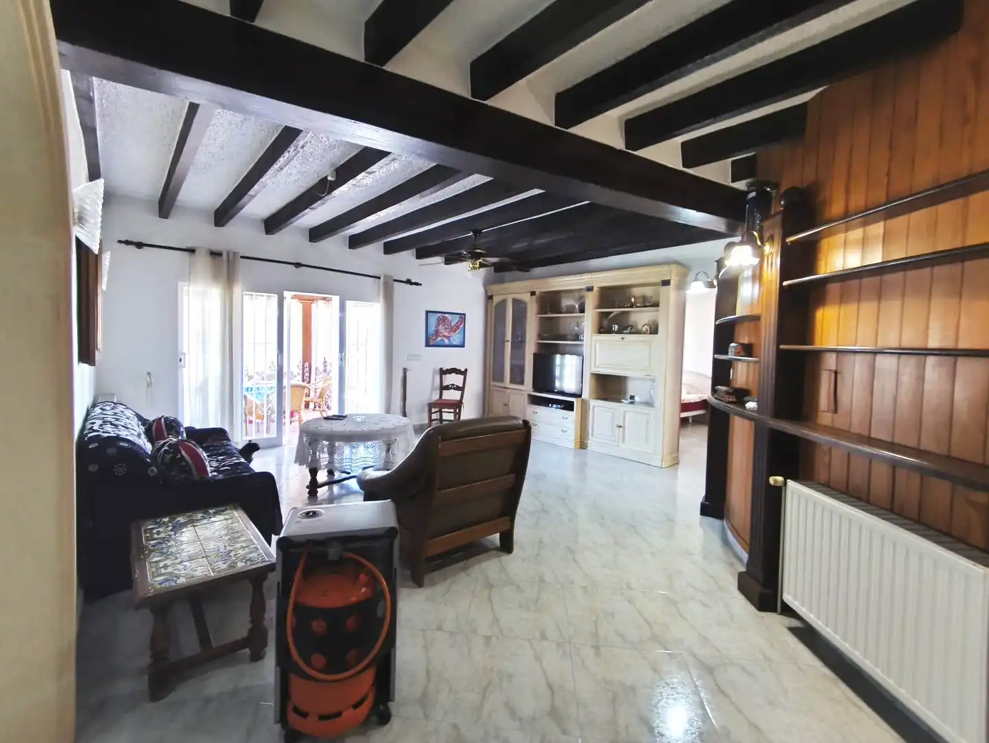 Sala de estar de Casa o chalet en venta en Benissa con Aire acondicionado, Piscina y Amueblado