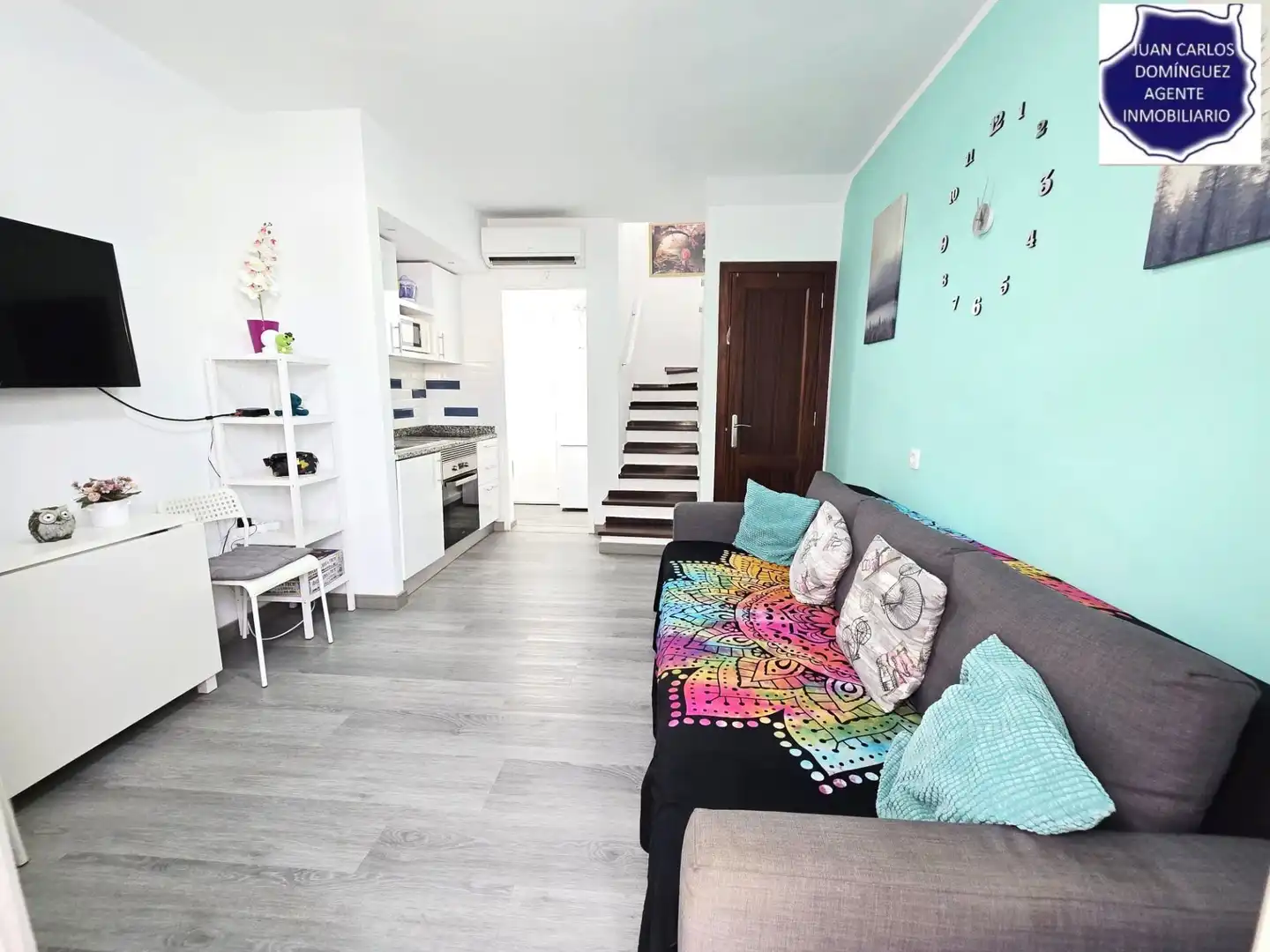 Living room of Houses for rent in San Bartolomé de Tirajana  with Air Conditioner, Terrace and Furnished