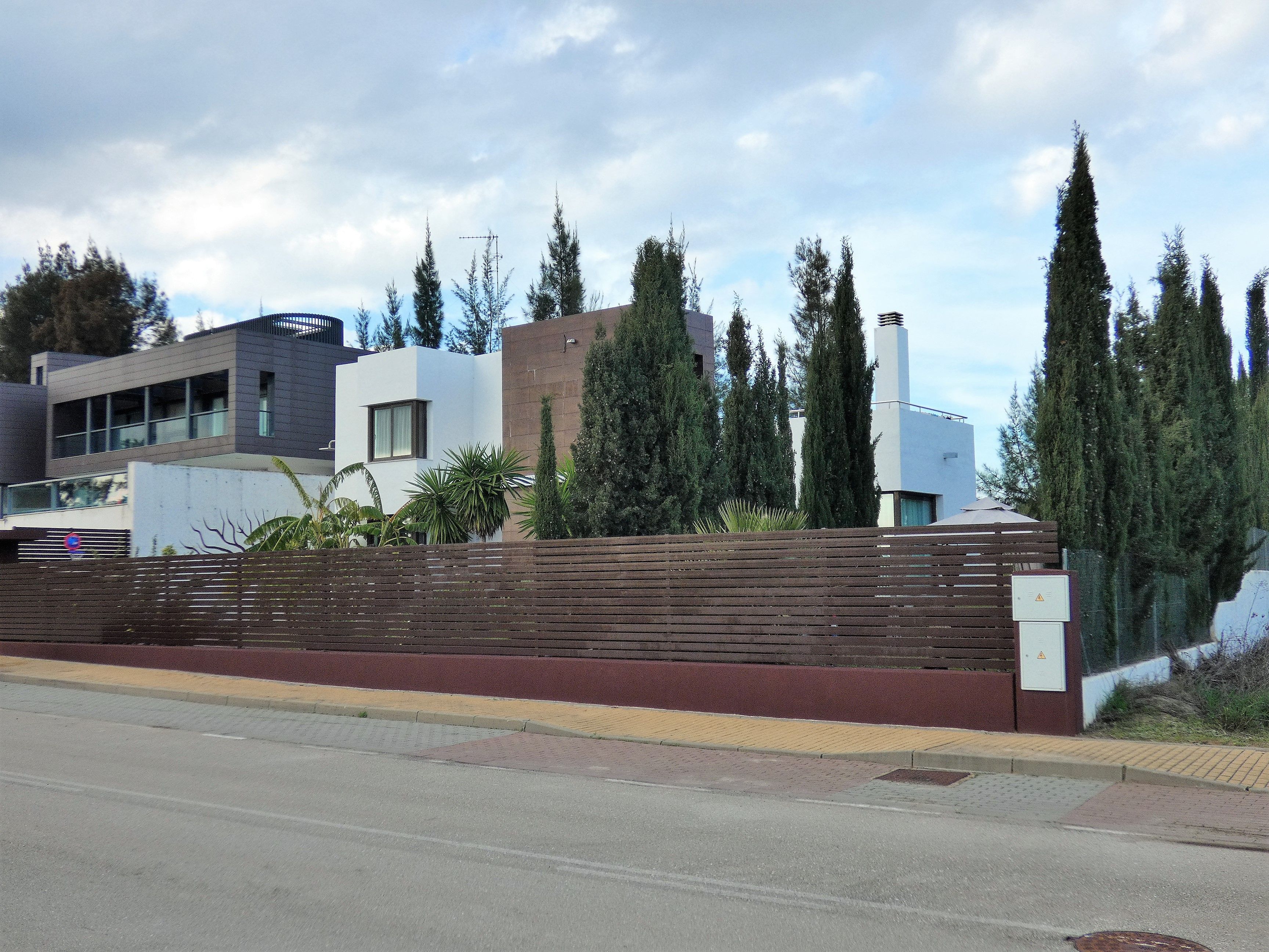 Exterior view of House or chalet for sale in Jerez de la Frontera  with Air Conditioner, Private garden and Terrace