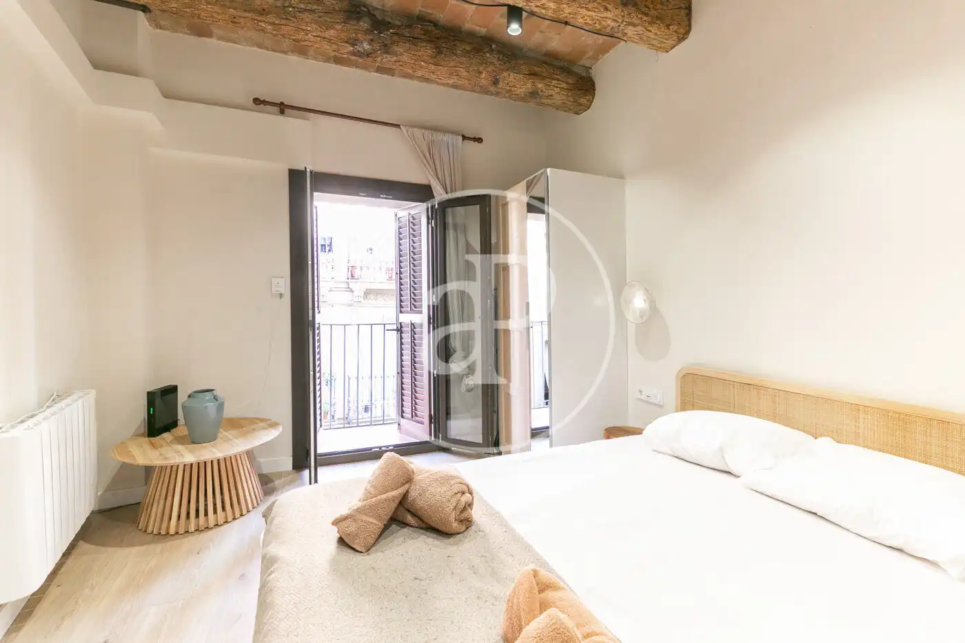 Schlafzimmer von Wohnung zum Verkauf in Barcelona mit Klimaanlage, Heizung und Möbliert