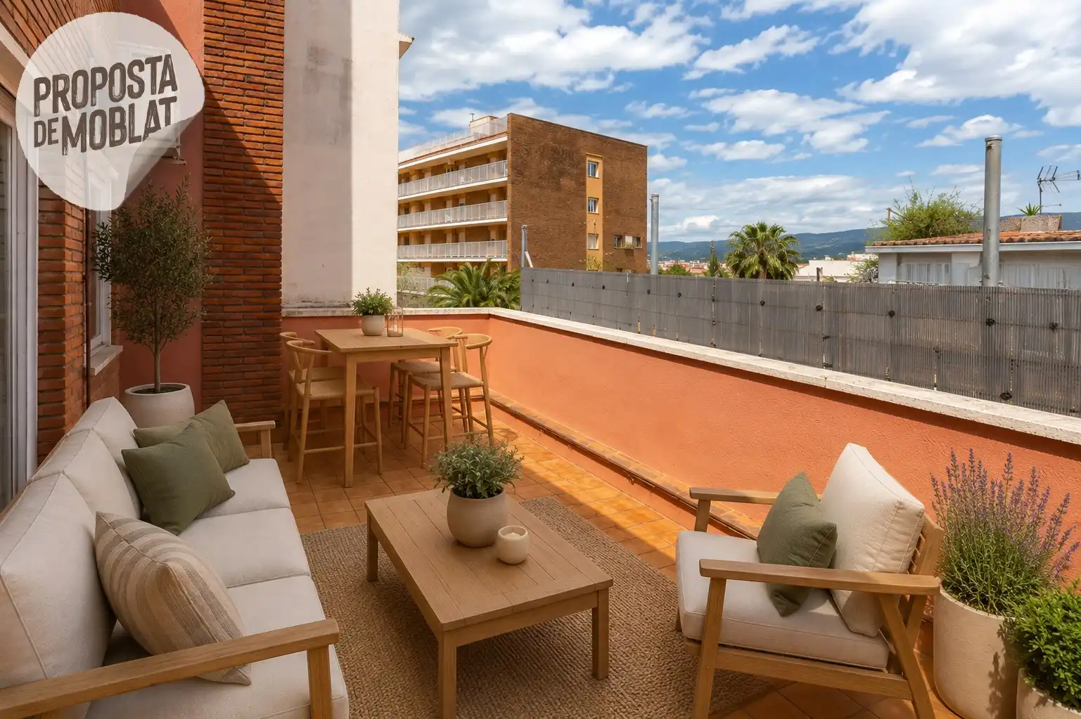 Terrace of Flat for sale in Sant Just Desvern  with Air Conditioner, Heating and Terrace