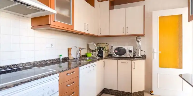 Cuina de Casa o xalet en venda en Cartagena amb Aire condicionat, Jardí privat i Terrassa