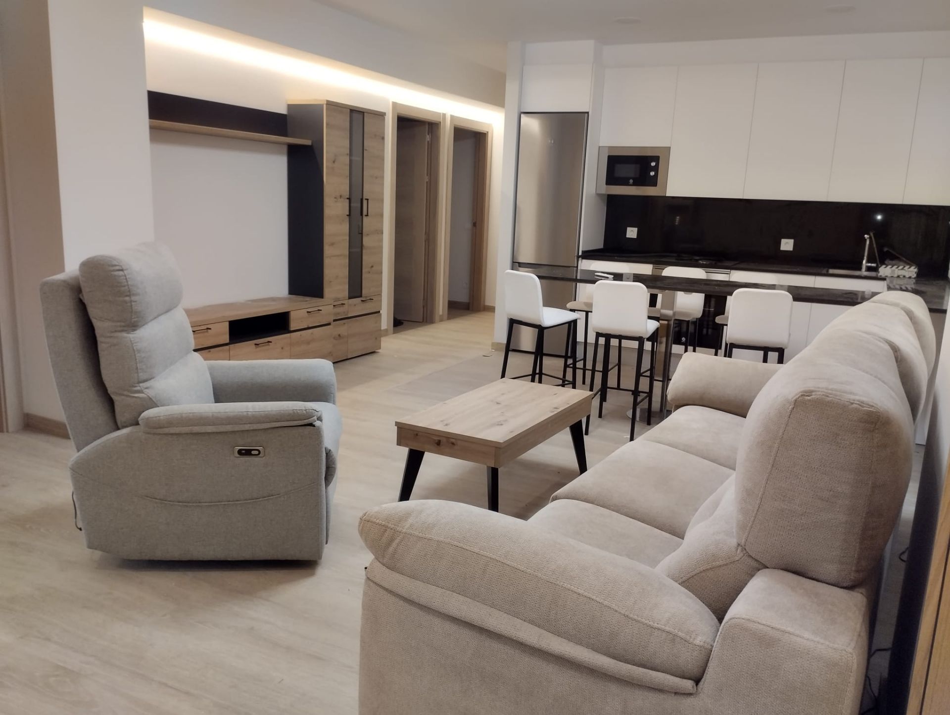 Sala de estar de Piso en venta en  Logroño con Aire acondicionado, Calefacción y Parquet