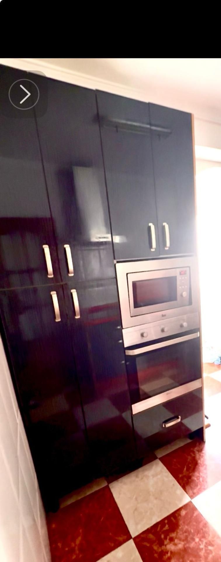 Cocina de Piso en venta en Málaga Capital con Terraza
