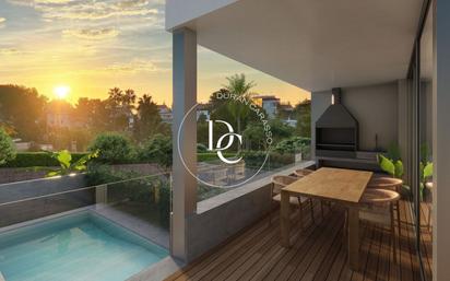Terrassa de Casa o xalet en venda en Sitges amb Aire condicionat, Calefacció i Jardí privat