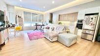 Living room of Flat for sale in Montgat  with Air Conditioner, Terrace and Swimming Pool