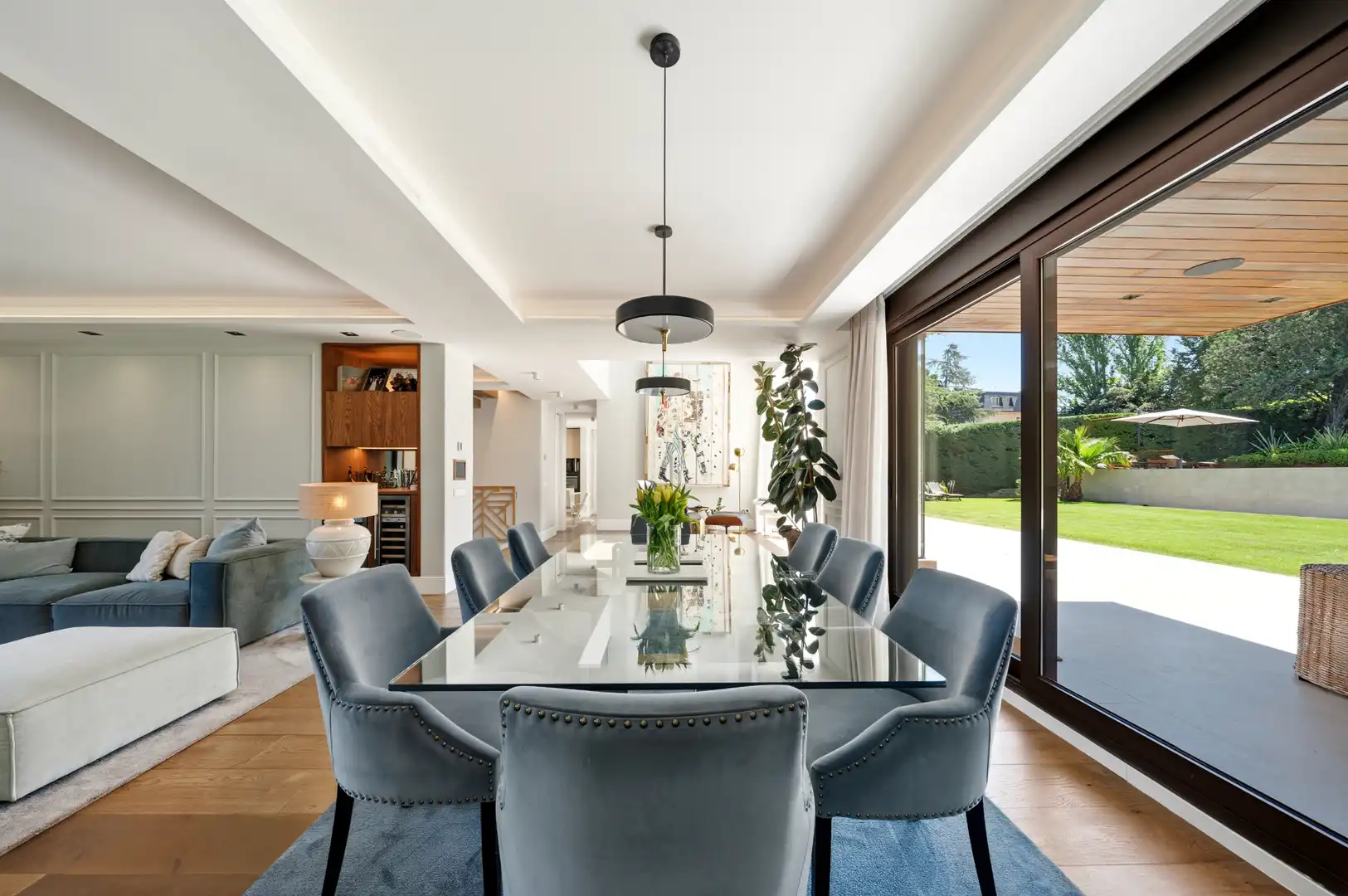 Comedor de Casa o chalet en venta en Las Rozas de Madrid con Aire acondicionado, Calefacción y Jardín privado