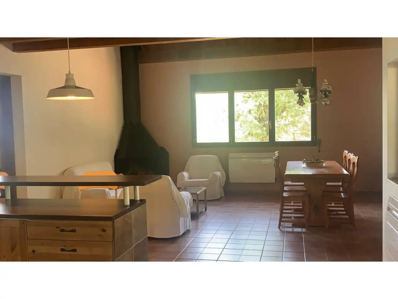 Sala de estar de Casa o chalet en venta en Guixers con Calefacción, Jardín privado y Parquet