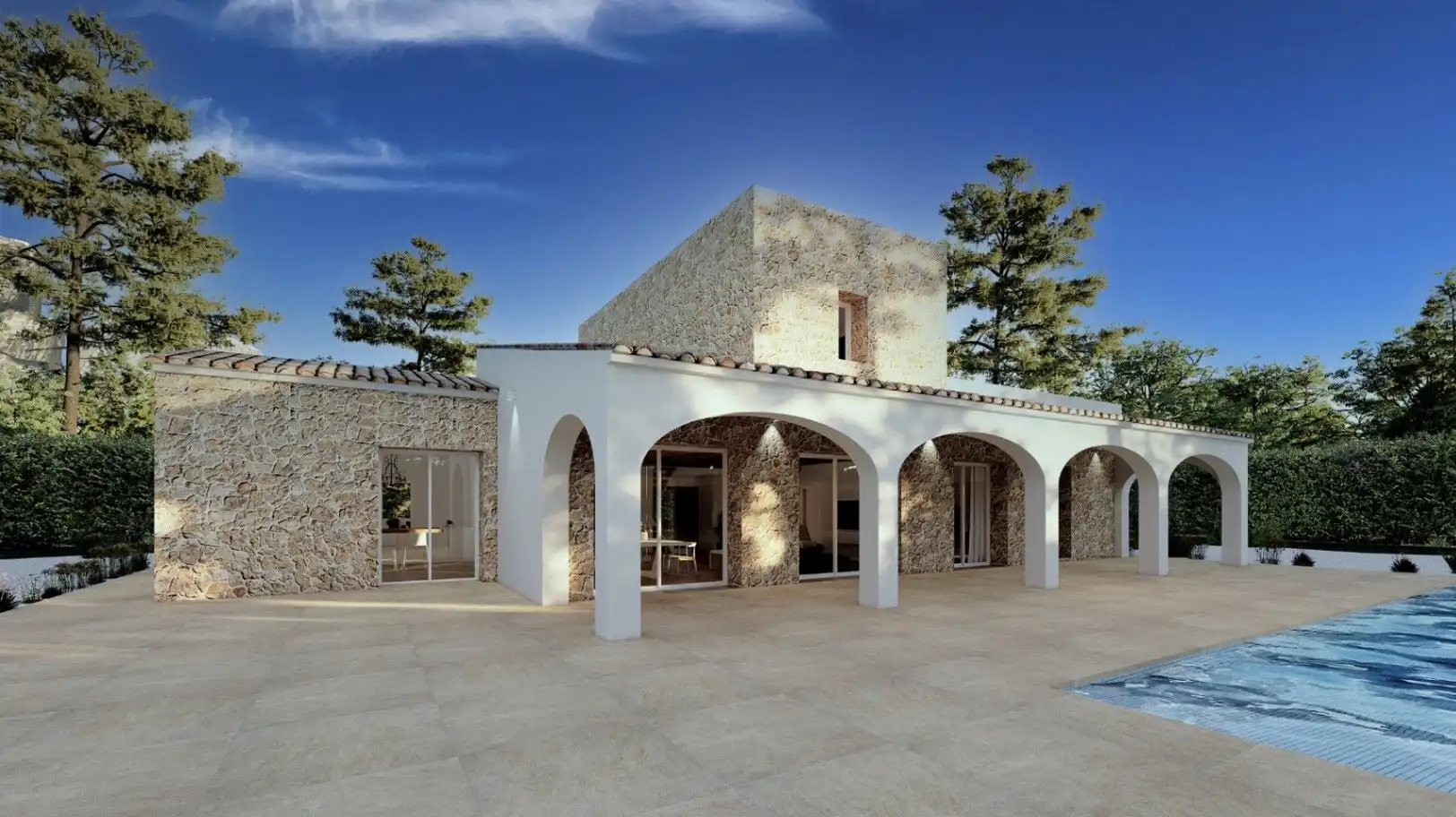 Casa rustica con piscina in vendita a Benissa pueblo, imagen 4