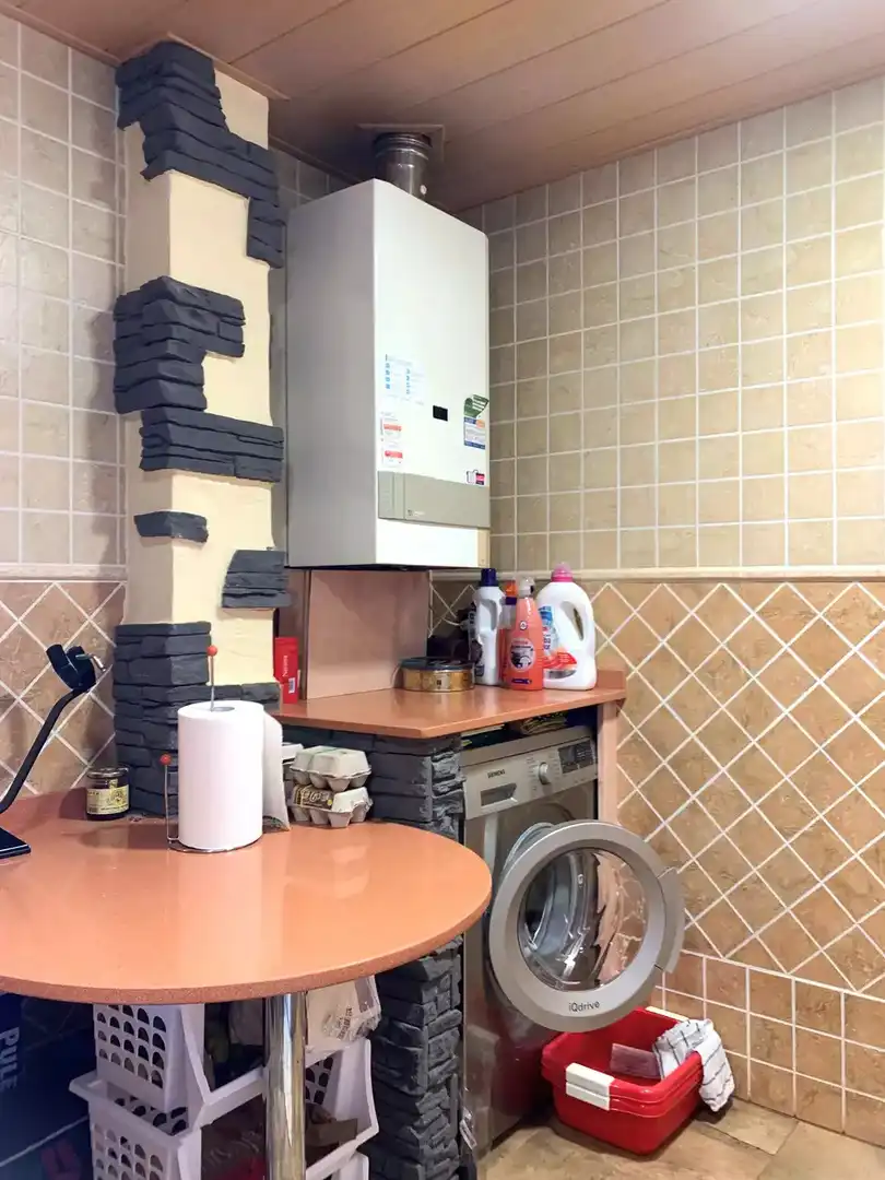 Küche von Wohnung zum Verkauf in Hostalric mit Heizung, Terrasse und Balkon