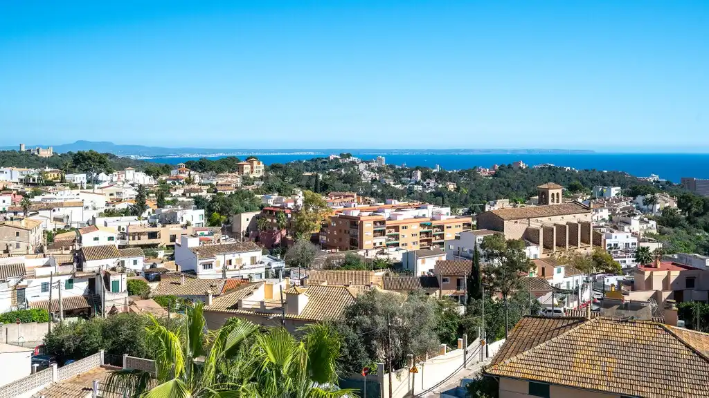 Vista exterior de Casa adosada en venta en  Palma de Mallorca con Aire acondicionado, Terraza y Amueblado