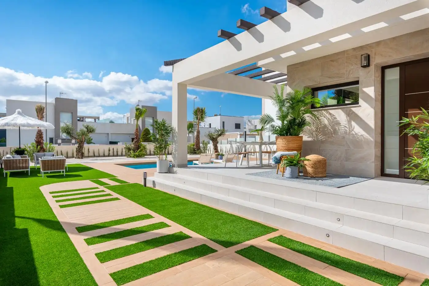 Terrace of Houses for rent in Rojales  with Air Conditioner, Heating and Private garden