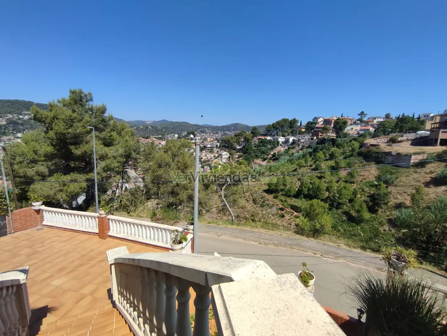 Vista exterior de Casa o chalet en venta en Vallirana con Calefacción, Jardín privado y Terraza