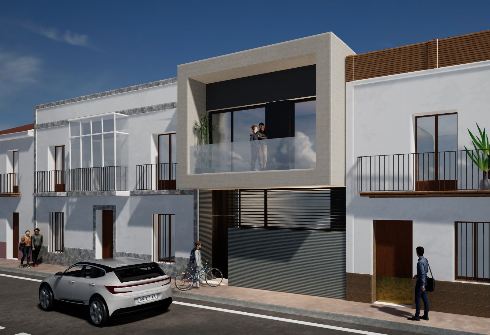 Exterior view of Flat for sale in Espartinas  with Air Conditioner, Heating and Terrace