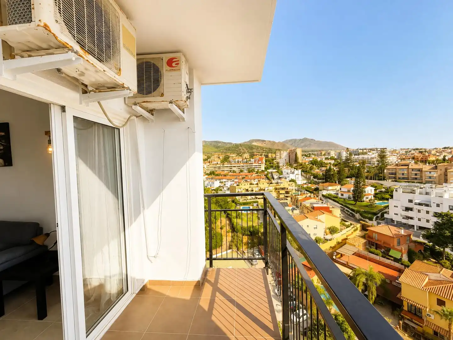 Terrasse von Dachboden zum Verkauf in Benalmádena mit Möbliert und Gemeinschaftspool