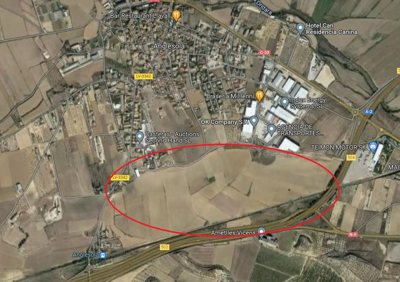 Terreny industrial en venda en Anglesola