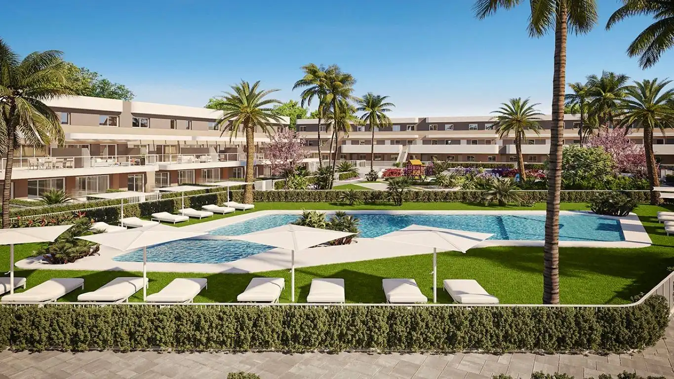 Jardí de Pis en venda en Elche / Elx amb Aire condicionat, Terrassa i Piscina comunitària