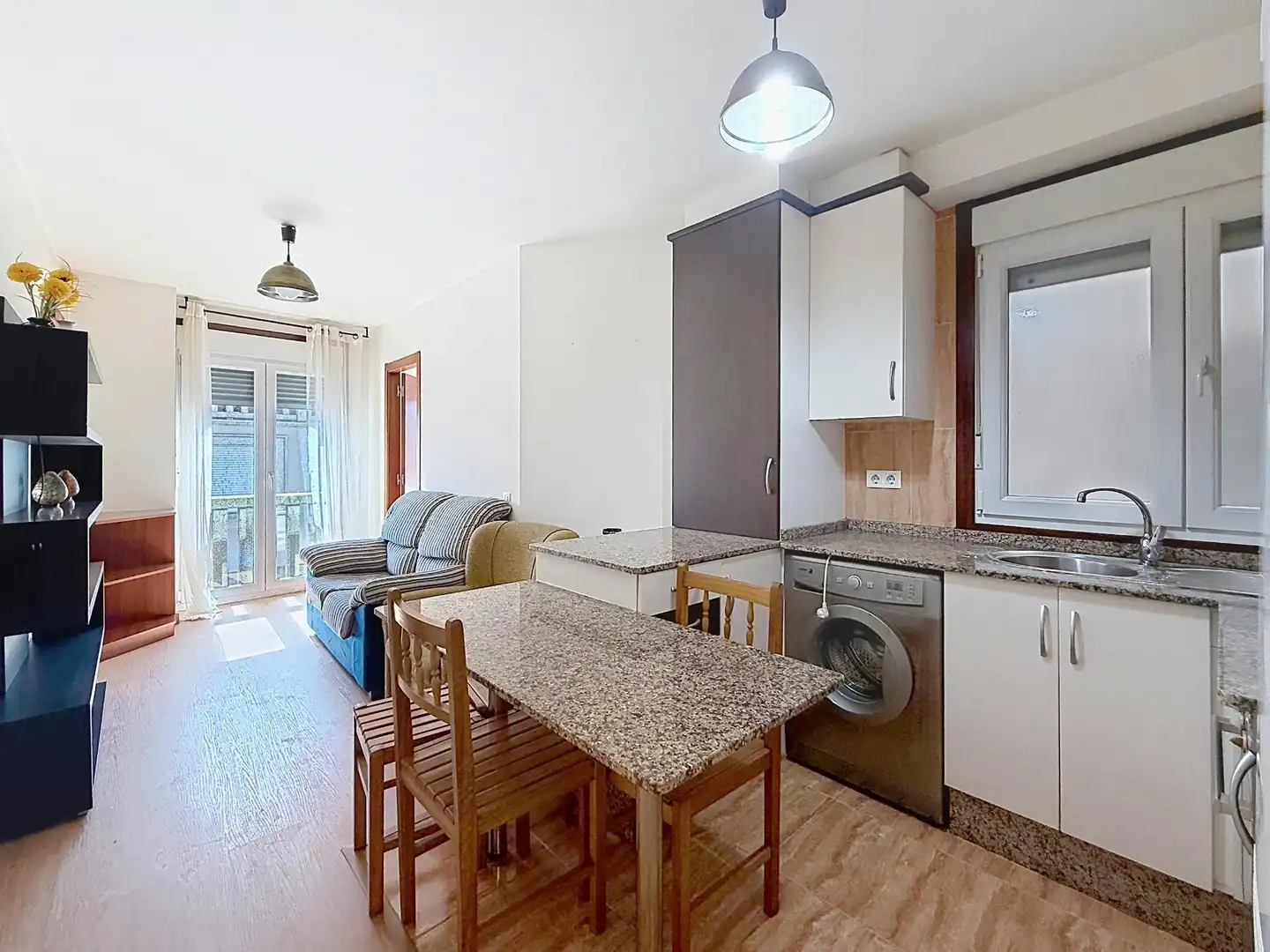 Kitchen of Apartments for sale in Boiro  with Furnished and Balcony
