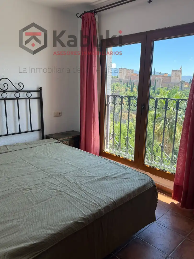 Bedroom of Flat for rent in Granada  with Air Conditioner, Heating and Terrace