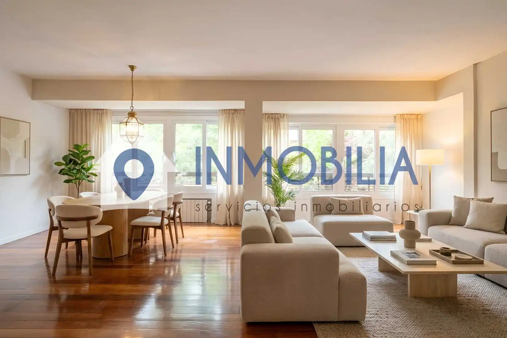 Sala de estar de Piso en venta en Madrid con Calefacción, Jardín privado y Trastero