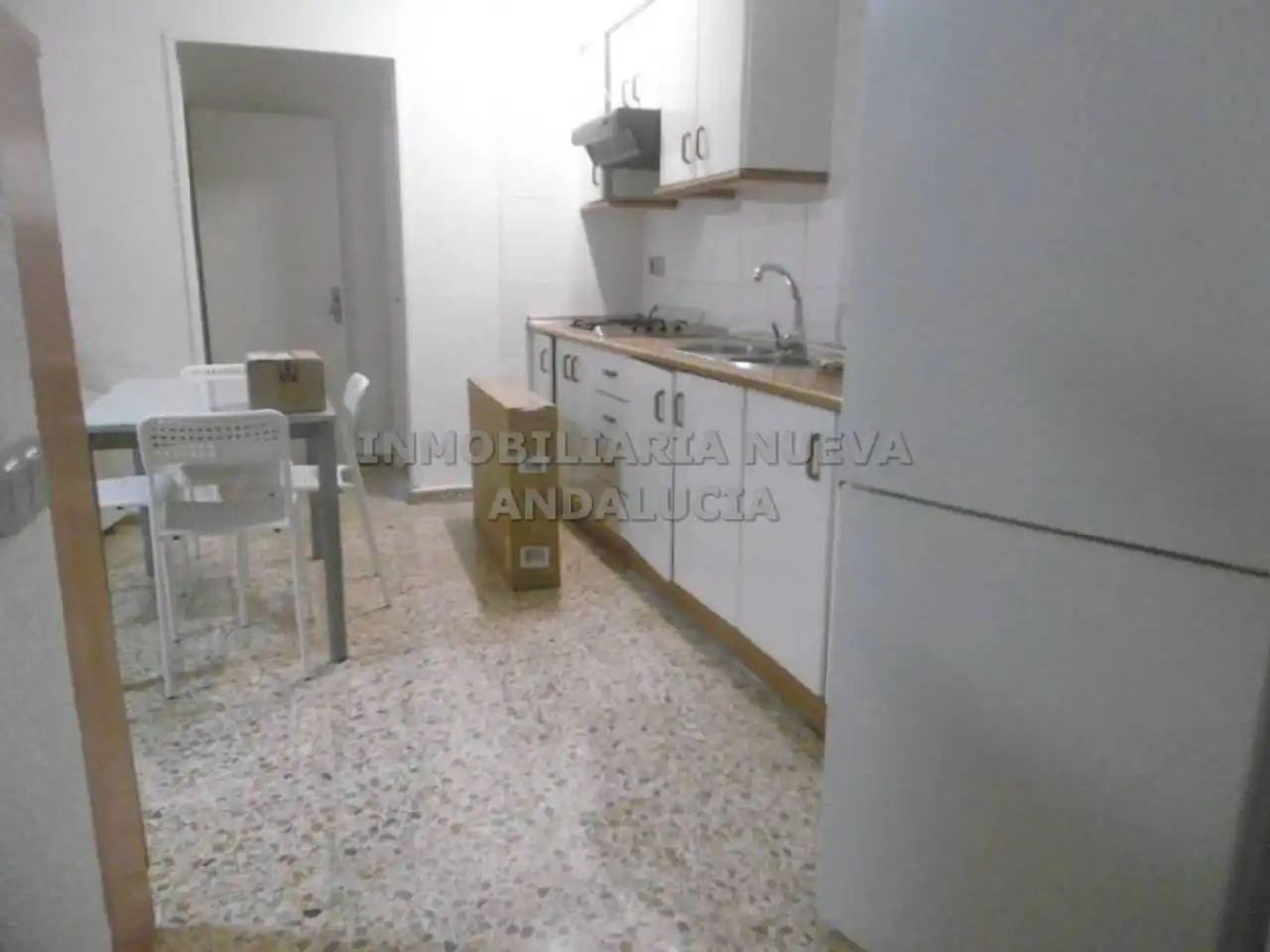 Cocina de Piso de alquiler en Almería con Terraza y Amueblado