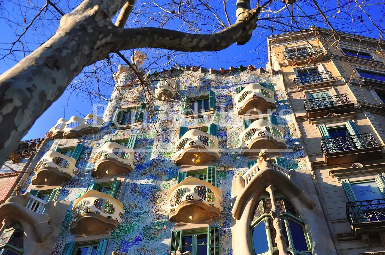 Exterior view of Flat for rent in Barcelona  with Air Conditioner, Heating and Terrace