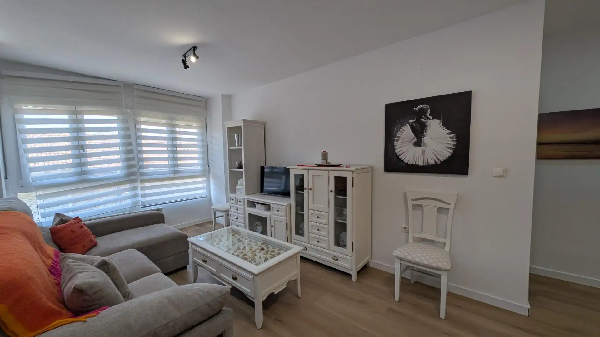 Living room of Flat for rent in Armilla  with Heating, Terrace and Furnished