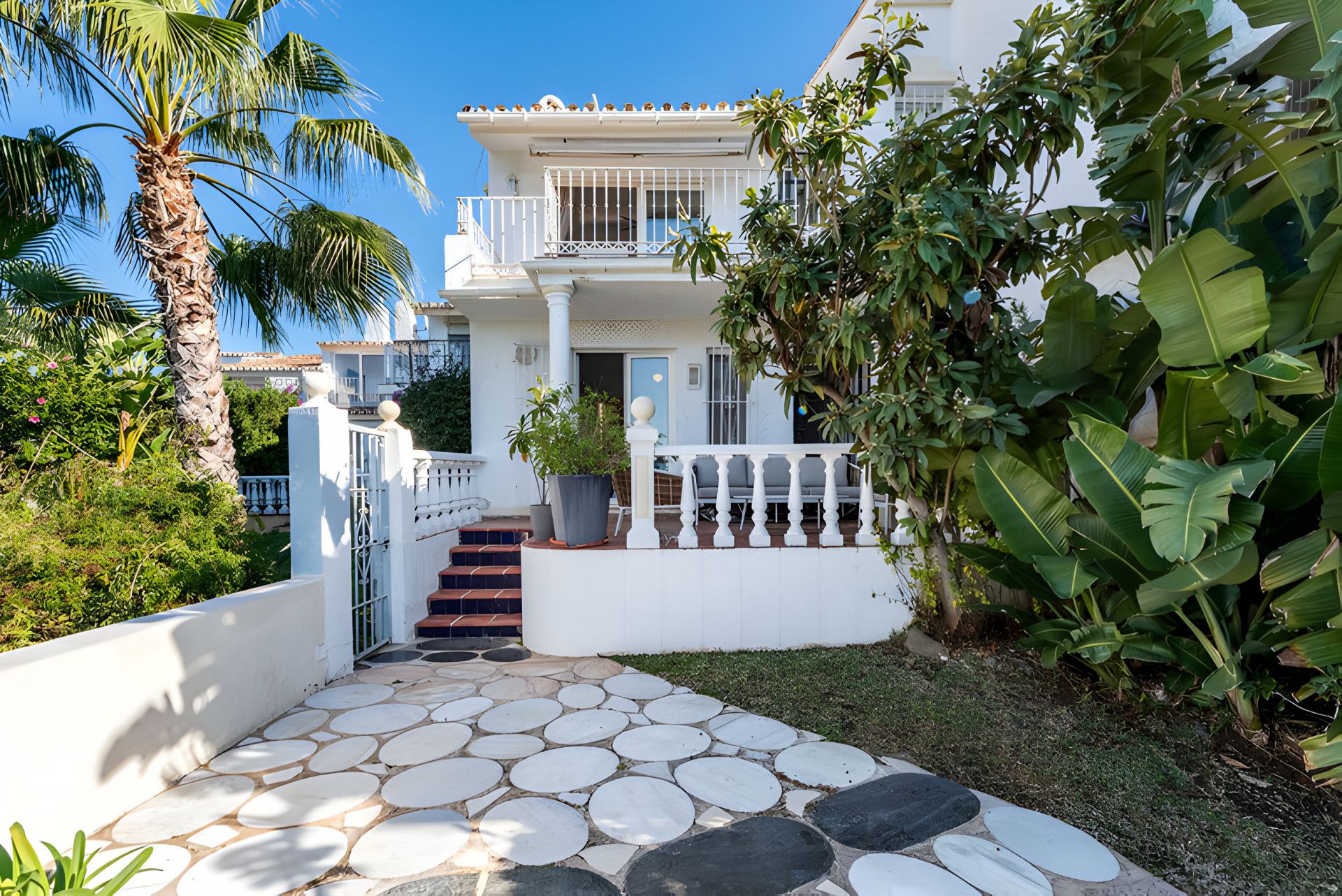 Garden of Single-family semi-detached for sale in Benahavís  with Air Conditioner, Heating and Terrace