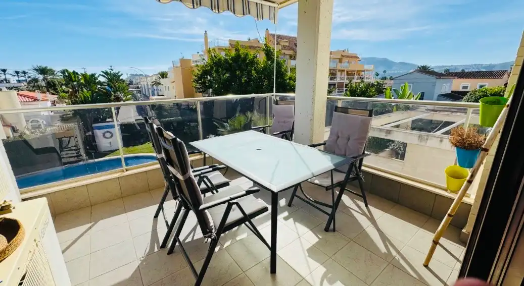 Terrace of Flat for sale in Dénia  with Air Conditioner, Heating and Terrace