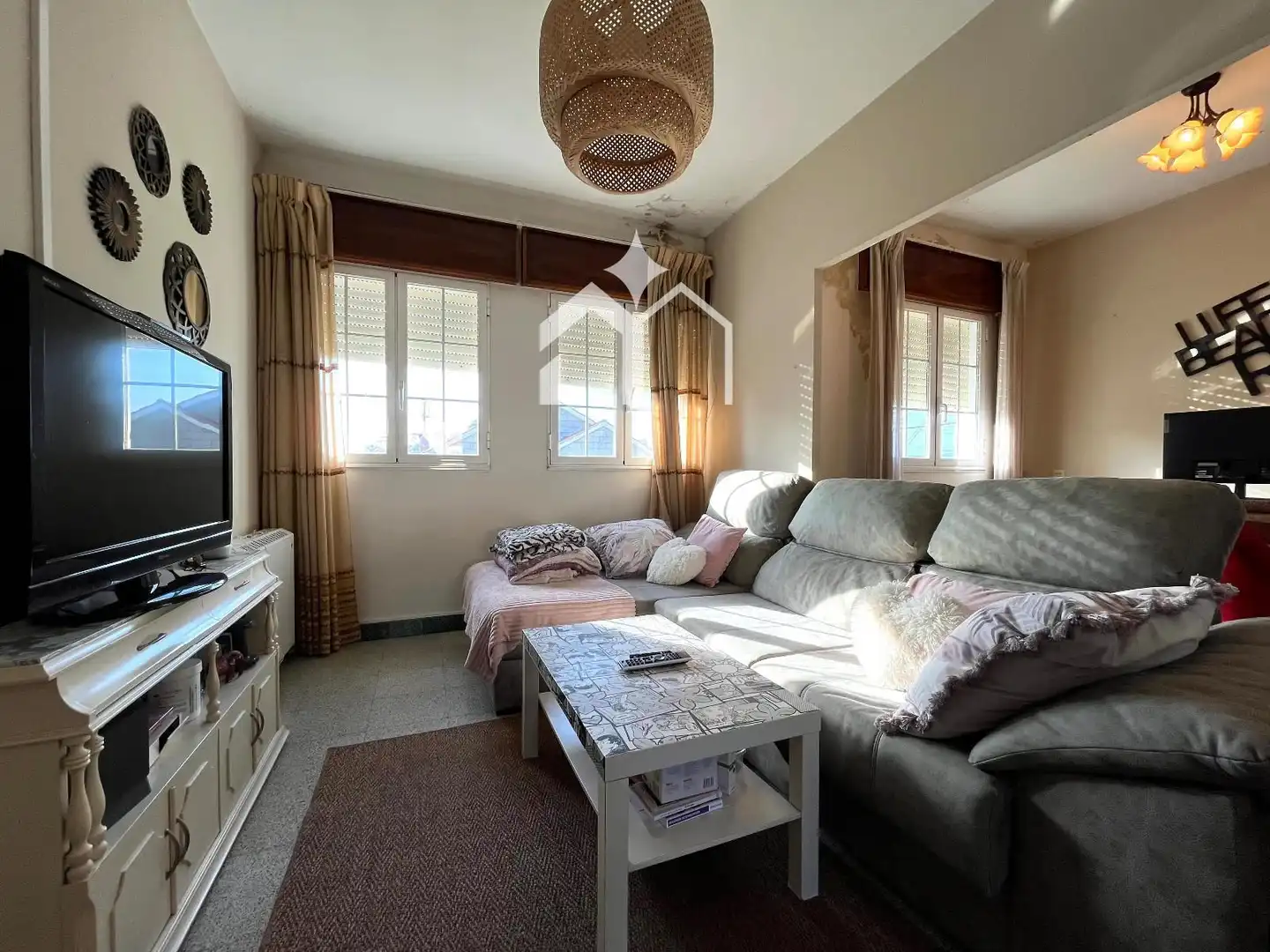 Wohnzimmer von Haus oder Chalet zum Verkauf in Bueu mit Heizung und Ofen