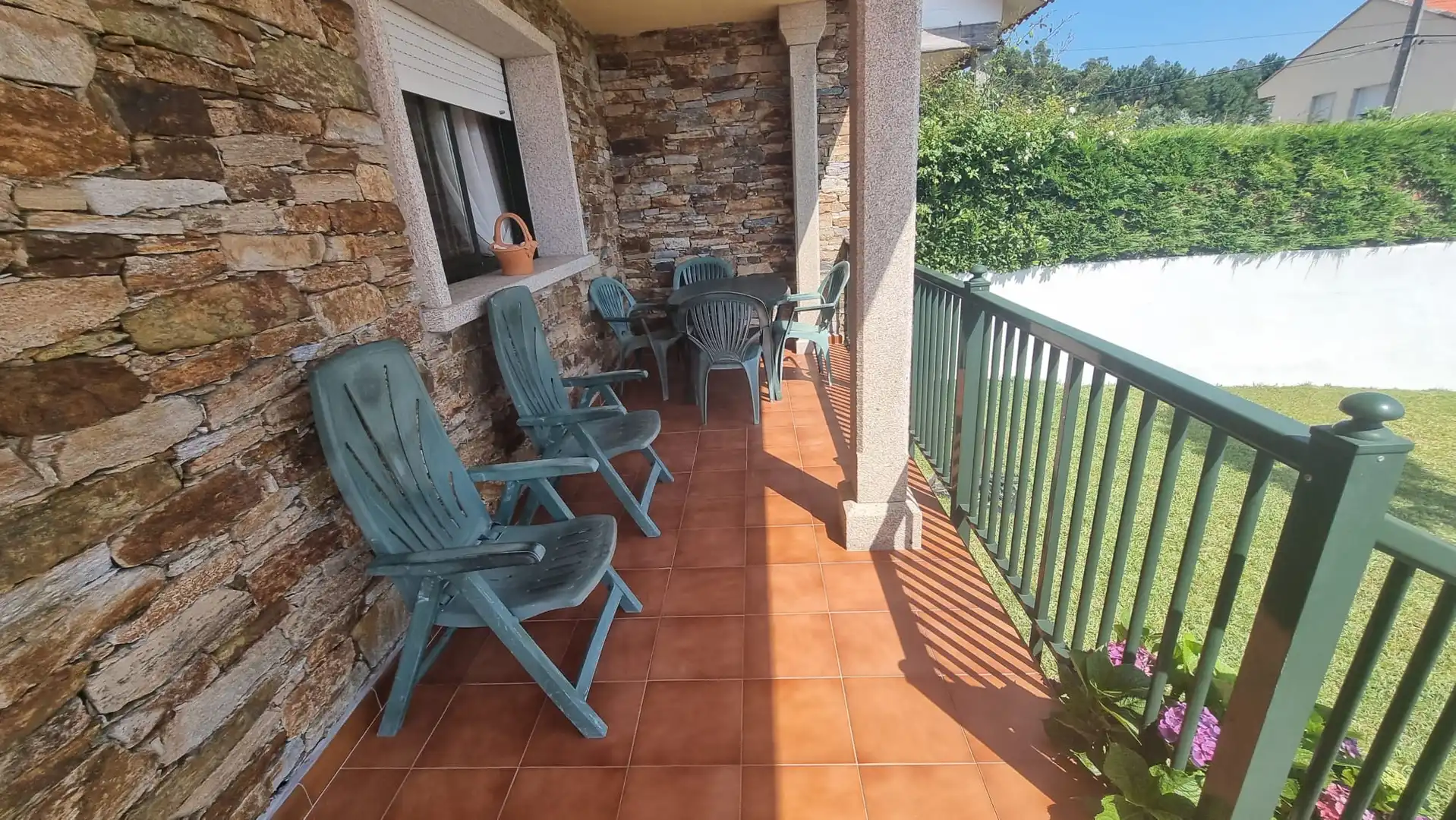Terrace of Detached homes for rent in Sanxenxo  with Private garden, Terrace and Furnished