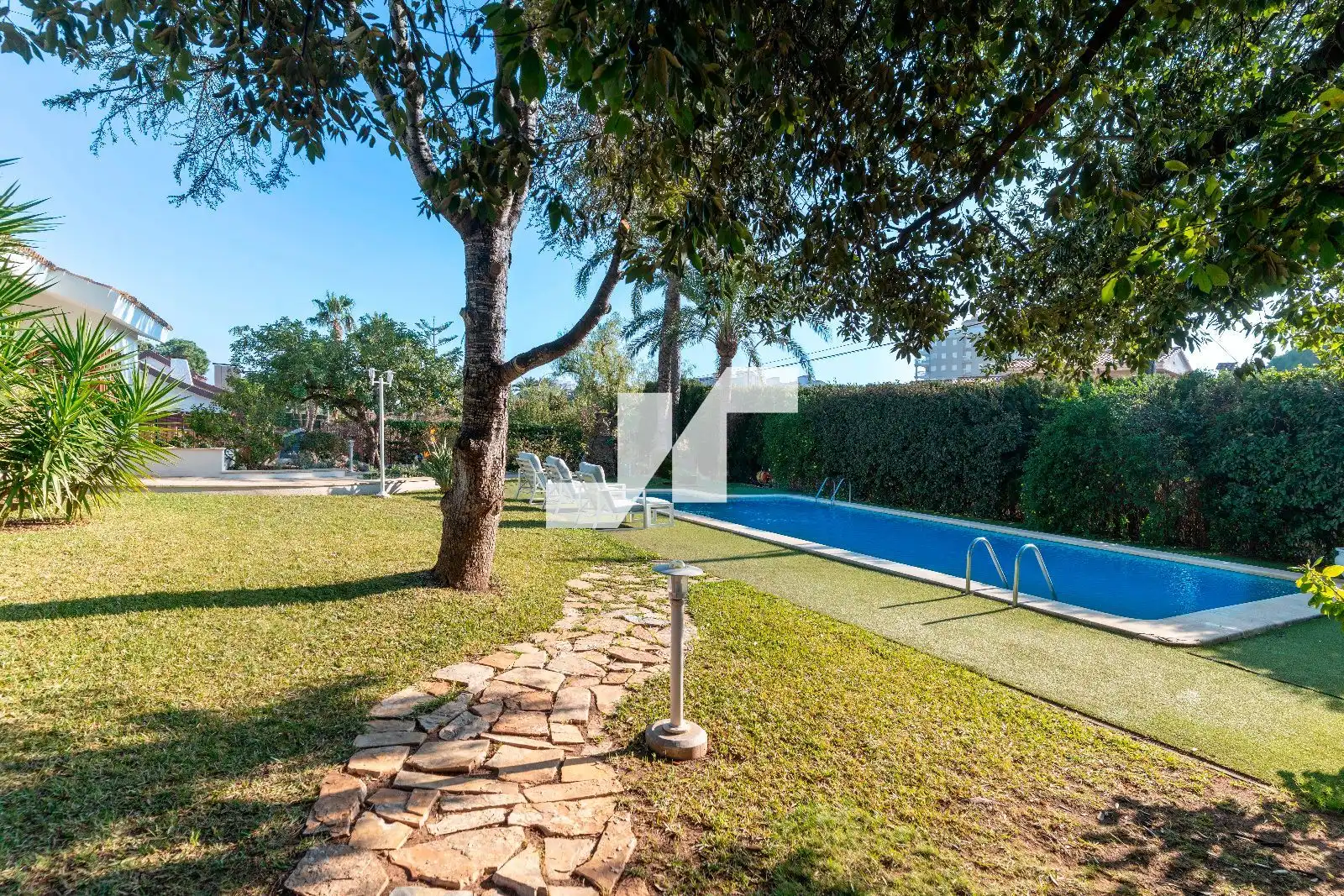 Jardí de Casa o xalet en venda en Benicasim / Benicàssim amb Aire condicionat, Calefacció i Jardí privat