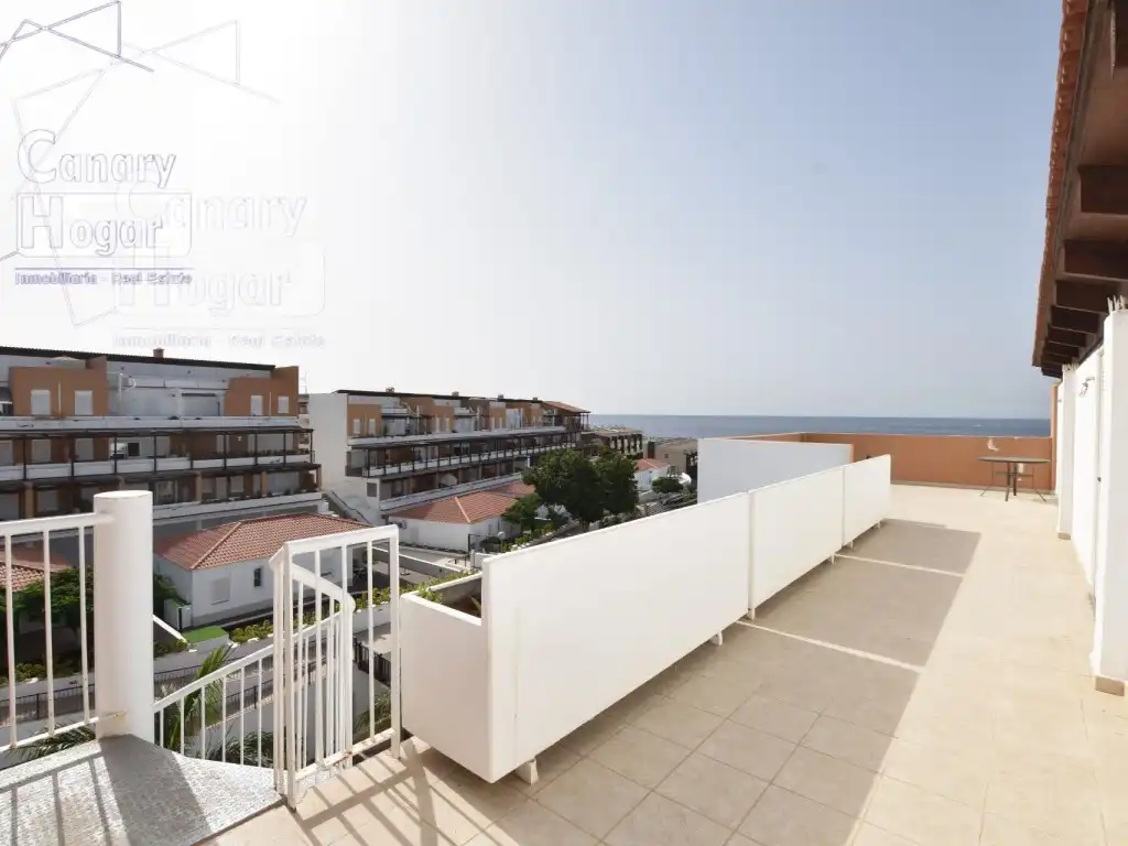 Terrasse von Dachboden zum Verkauf in San Miguel de Abona mit Heizung, Privatgarten und Balkon