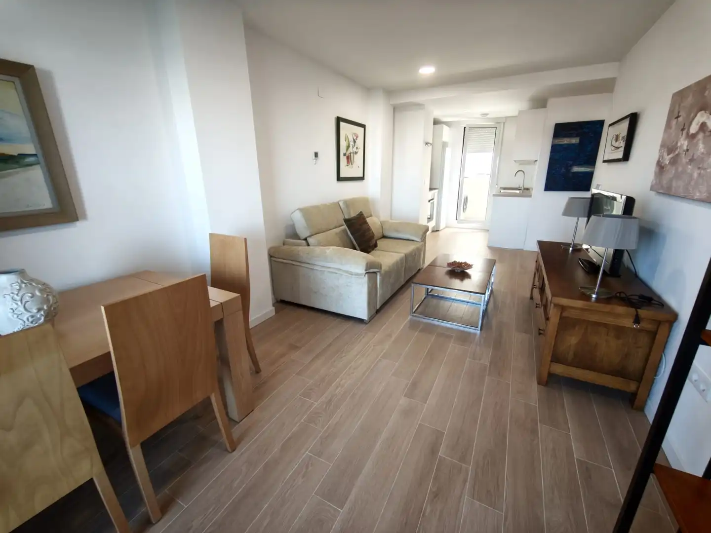 Living room of Flat for rent in Albacete  with Air Conditioner, Heating and Storage room