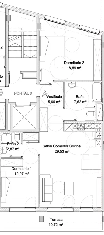 Flat with terrace for sale in Gipuzkoa Hiribidea, imagen 2