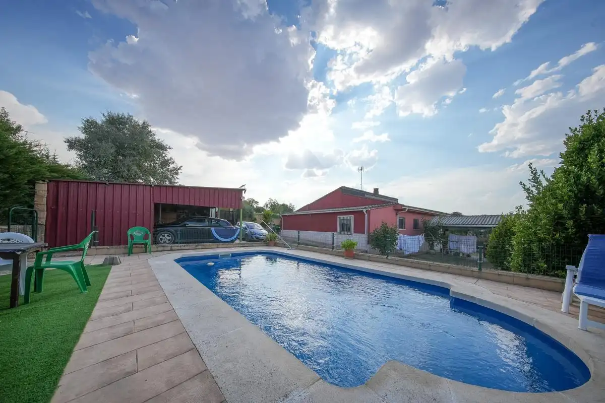 Piscina de Casa o chalet en venta en Villarejo de Salvanés con Calefacción, Jardín privado y Terraza
