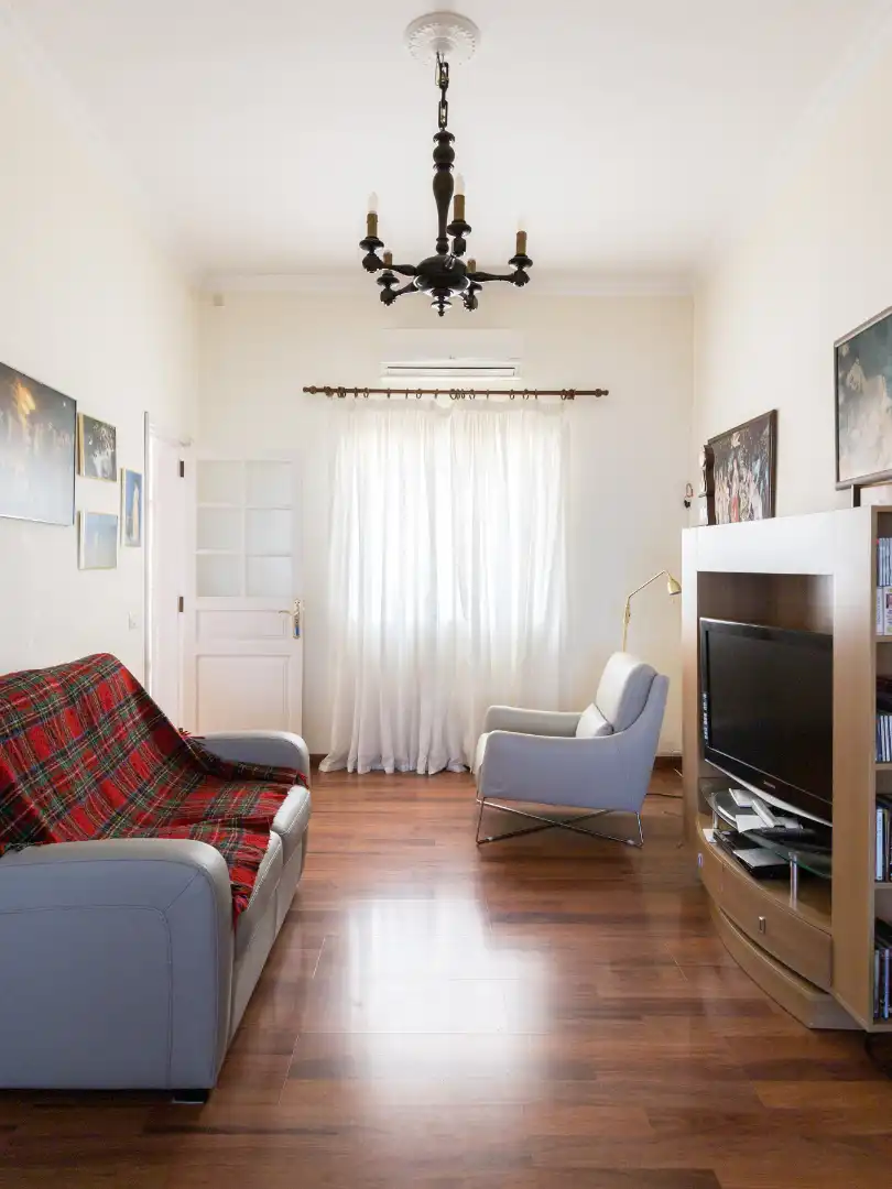 Sala d'estar de Pis en venda en San Cristóbal de la Laguna amb Jardí privat, Terrassa i Moblat