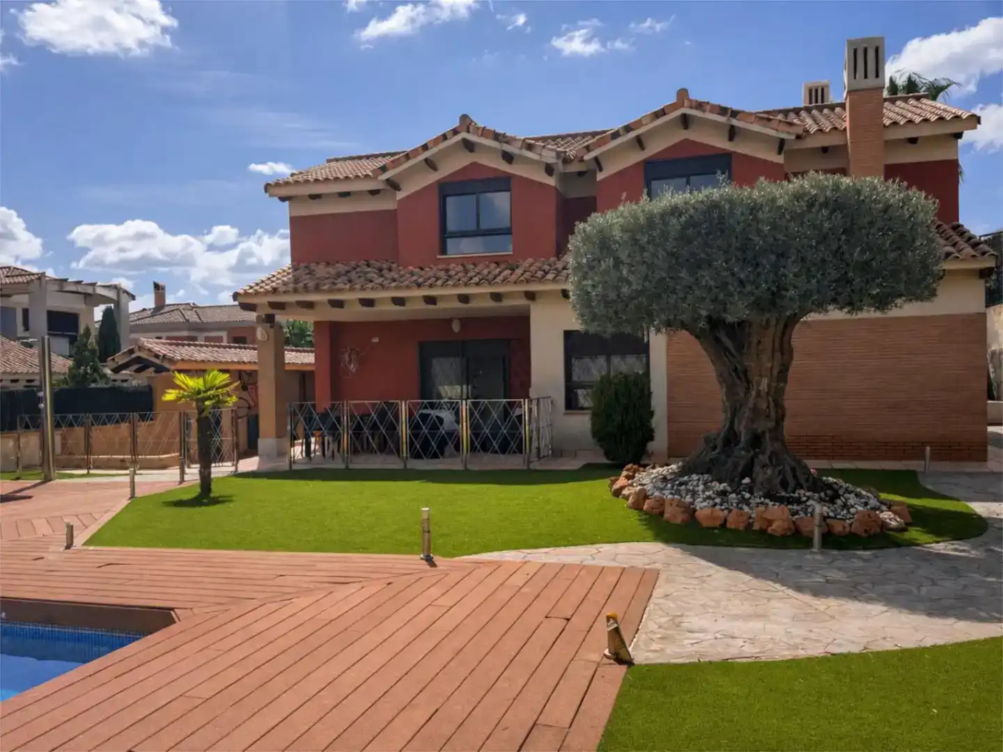 Vista exterior de Casa o xalet en venda en  Murcia Capital amb Piscina
