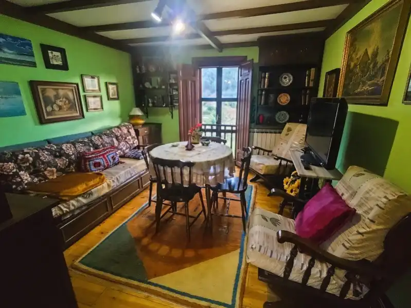 Wohnzimmer von Country house zum Verkauf in Pravia mit Heizung, Terrasse und Möbliert
