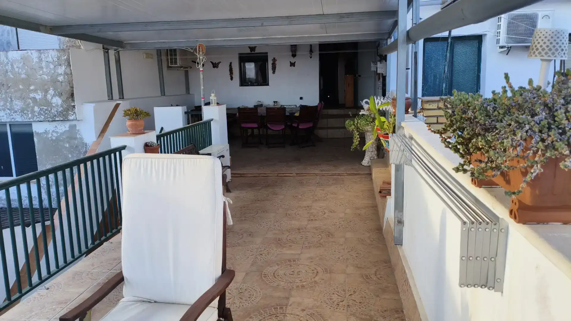 Terraza de Dúplex en venta en El Campillo (Huelva) con Aire acondicionado, Horno y Lavadora