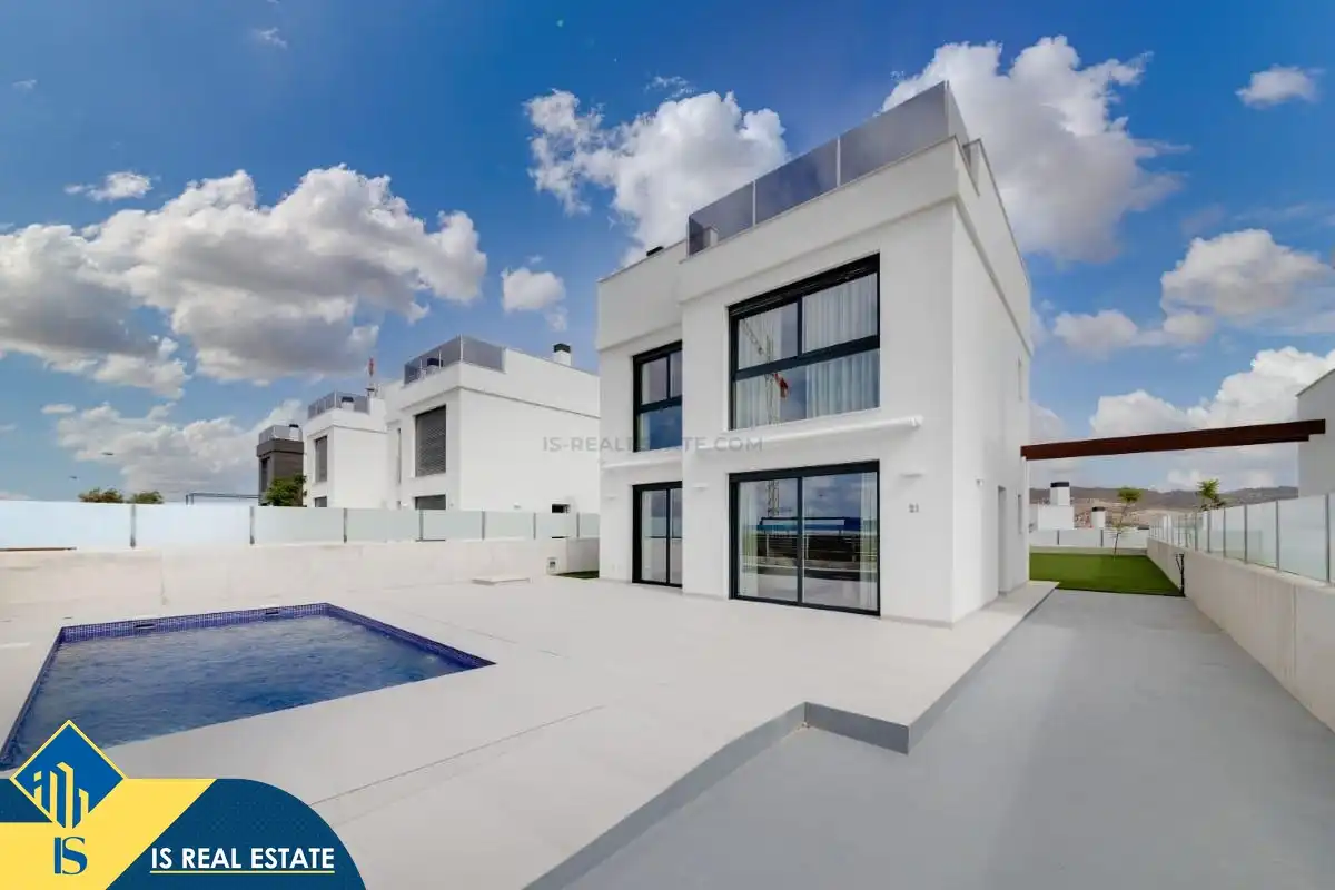 Vista exterior de Casa o chalet en venta en Mutxamel con Terraza y Piscina