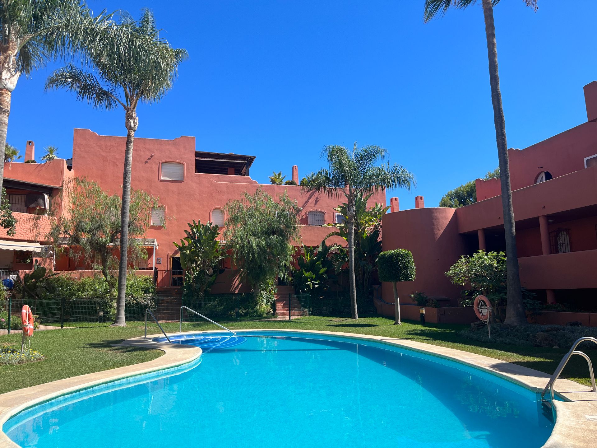 Garden of Flat to rent in Marbella  with Air Conditioner, Heating and Terrace