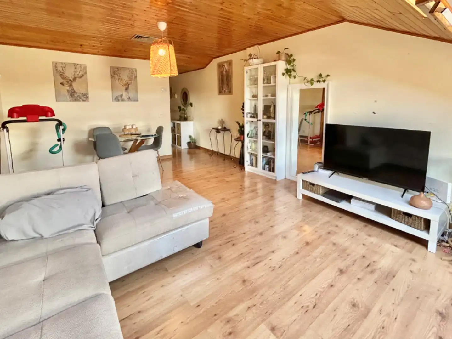 Living room of Flat for sale in Galapagar  with Air Conditioner, Heating and Parquet flooring