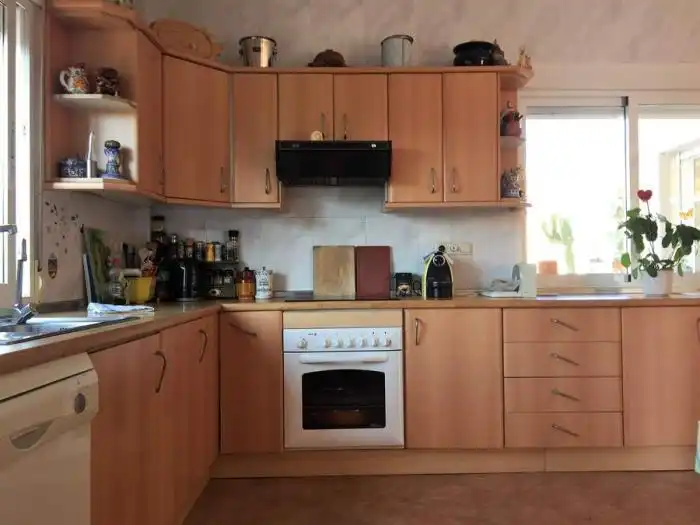 Cuina de Casa o xalet en venda en Cartagena amb Calefacció, Jardí privat i Terrassa