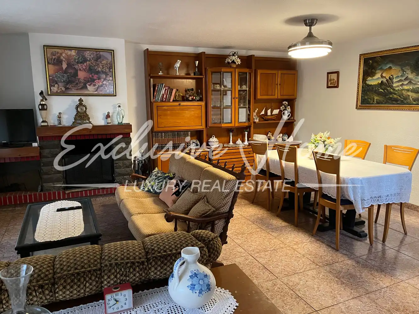 Sala d'estar de Casa o xalet en venda en Benicarló amb Jardí privat, Terrassa i Traster